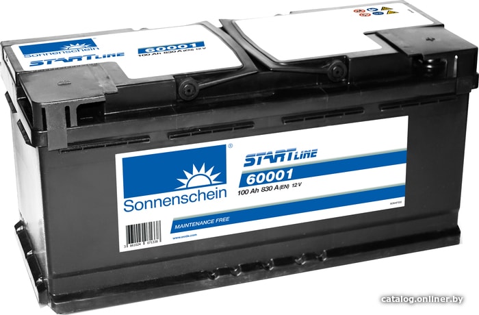 

Автомобильный аккумулятор Sonnenschein StartLine 60001 (100 А·ч)