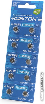

Батарейка Robiton Standard AG3 10 шт.