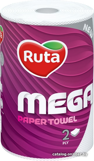 

Бумажные полотенца Ruta Mega (1 рулон)