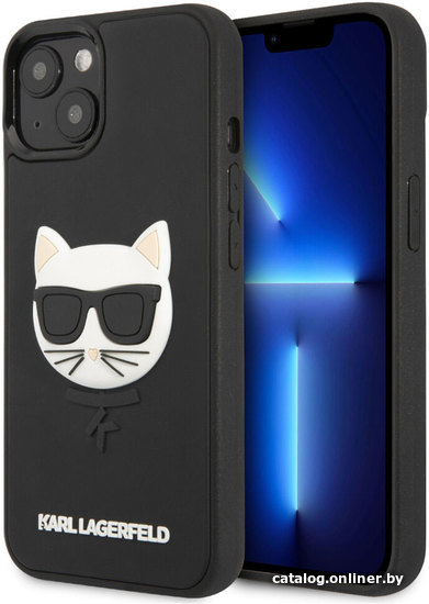 

Чехол для телефона CG Mobile Karl Lagerfeld для iPhone 13 mini KLHCP13SCH3DBK