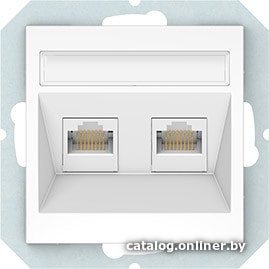 

Розетка компьютерная Vilma Quadrum QR 1000 KLRJ45-26e2-02 ww
