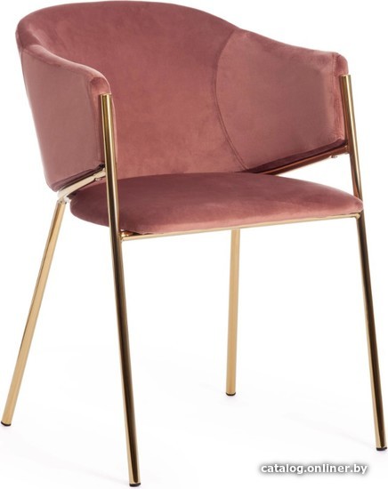 

Стул с подлокотниками TetChair Kronos mod. 8158 (коралловый/ножки золото)