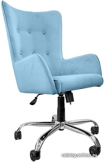 

Кресло King Style 115 Chrome (голубой)