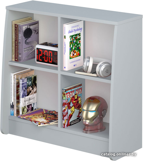 

Стеллаж Polini Kids Marvel 4105 Железный человек 0002365.42 (серый)
