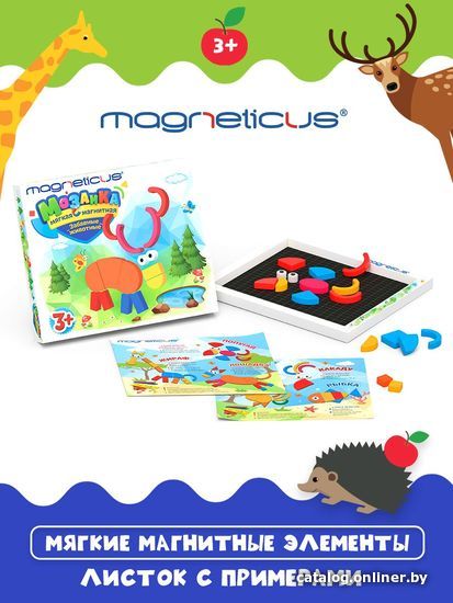 

Мозаика/пазл Magneticus Мозаика. Забавные животные MA-060
