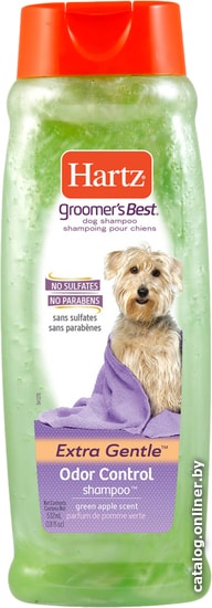 

Шампунь Hartz Groomer's Best Odor Control Green Apple Dog (532 мл)