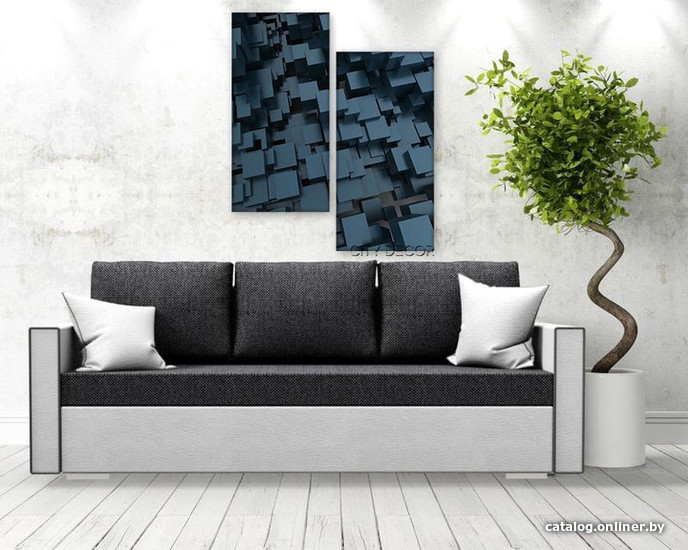 

Модульная картина Citydecor Абстракция 4.16 100x77 см