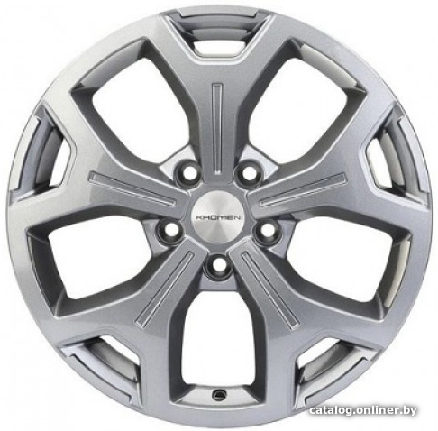 

Литые диски Khomen KHW1710 17x6.5" 5x114.3мм DIA 54.1мм ET 45мм Gray