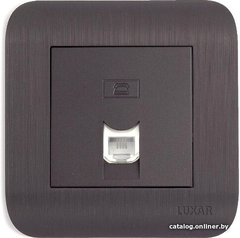 

Розетка телефонная Luxar Deco RJ-11 10.048.02 (венге)