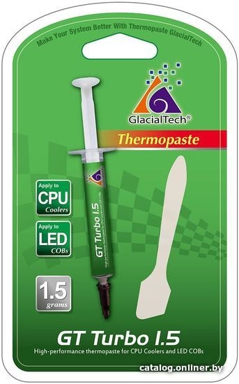 

Термопаста GlacialTech GT Turbo 1.5 (1.5 г)