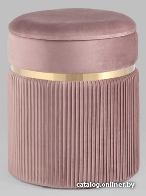 

Пуфик Stool Group Миранда с ящиком 19B352VA-8167-30 (велюр розовый)