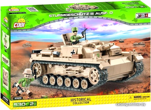 

Конструктор Cobi World War II 2529 Sturmgeschutz III Ausf. D