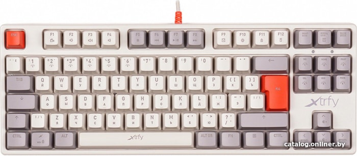 

Клавиатура Xtrfy K4 TKL RGB (ретро)