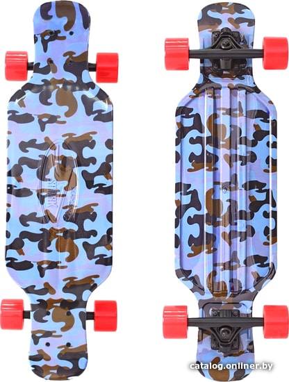 

Лонгборд Y-Scoo Longboard Shark TIR 31 (синий камуфляж/красный)