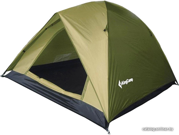 

Треккинговая палатка KingCamp Family Fiber KT3073 (зеленый)