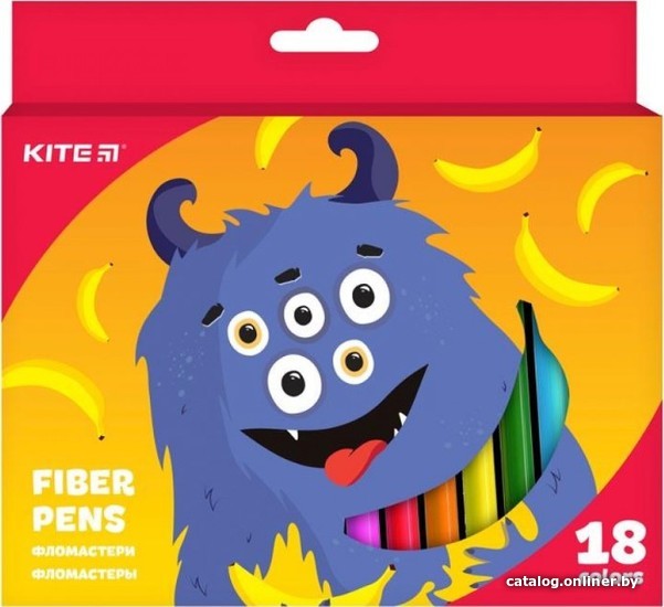 

Фломастеры Kite Jolliers 19-043 (18 цв)