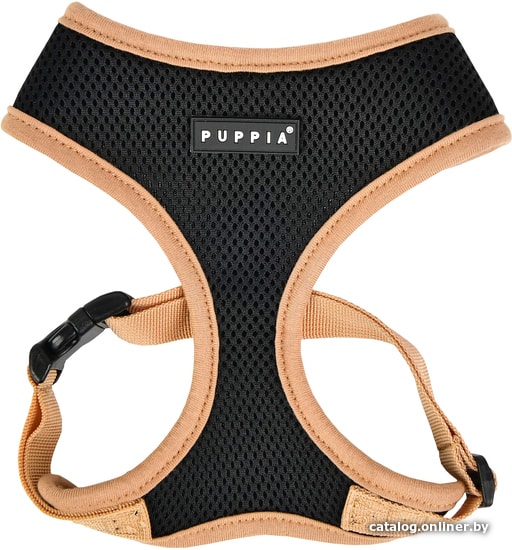 

Шлея Puppia Soft II PATD-HA1770-BK-S (черно-коричневый)