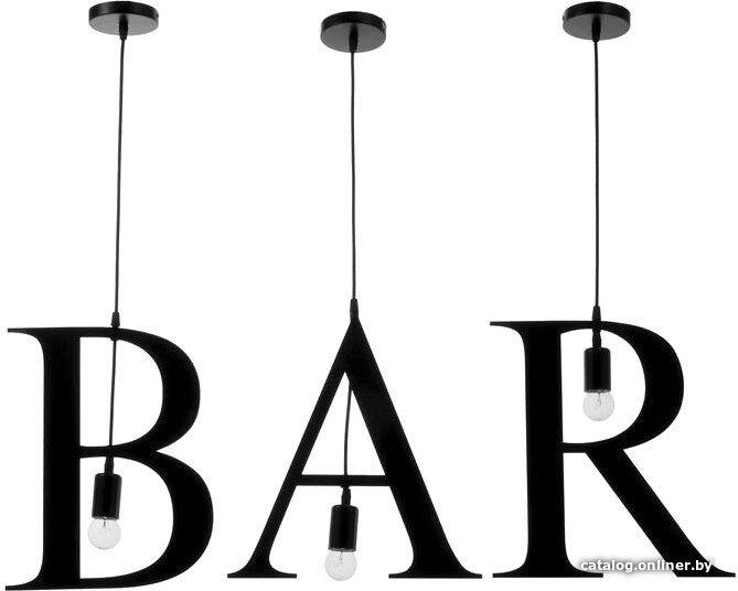 

Подвесная люстра BayerLux Bar 6300883 (черный)