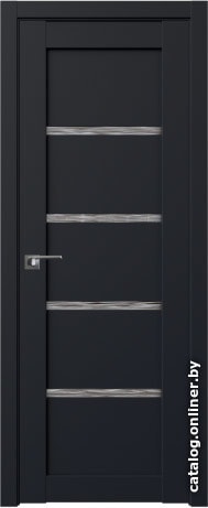 

Межкомнатная дверь ProfilDoors 2.09U 70x200 (черный матовый/стекло дождь белый)