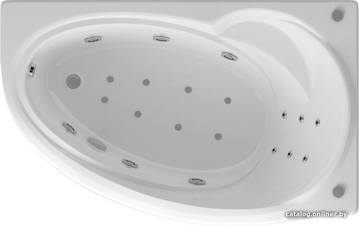 

Ванна Aquatek Бетта 160х95 с гидромассажем (правая)