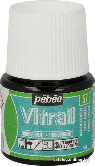 

Краска для стекла и керамики PEBEO Vitrail 050-057 (45 мл, аквамариновый)
