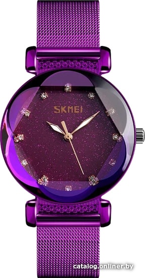 

Наручные часы Skmei 9188 (фиолетовый, миланский браслет)
