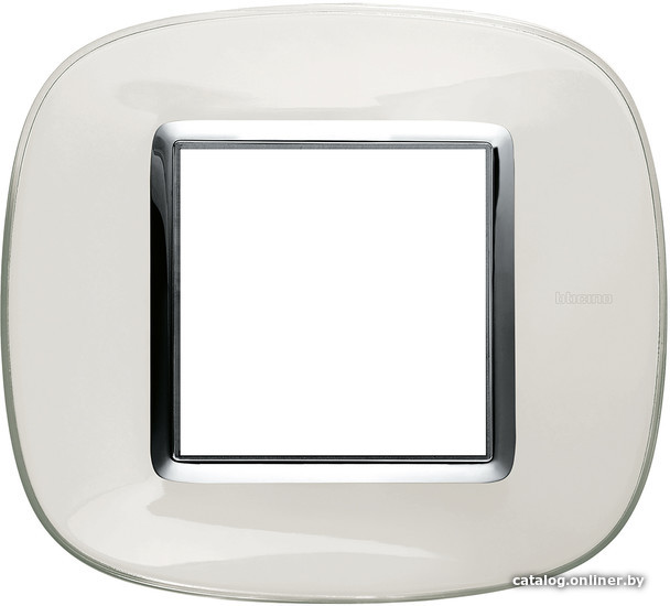 

Декоративная накладка для рамки BTicino Axolute Oval HB4802DB (белая карамель)