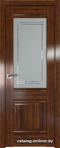 

Межкомнатная дверь ProfilDoors 2X 90x200 (орех амари/стекло мадрид)