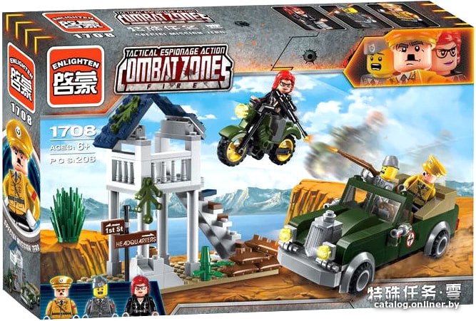 

Конструктор Enlighten CombatZones 1708 Спецоперация Зеро