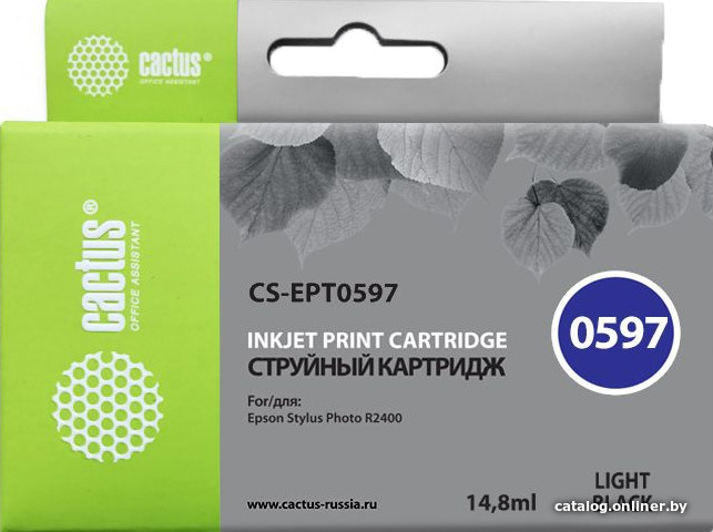 

Картридж CACTUS CS-EPT0597 (аналог Epson C13T05974010)