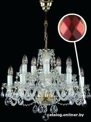 

Подвесная люстра ArtGlass Radka V. Full Cut R14 Red