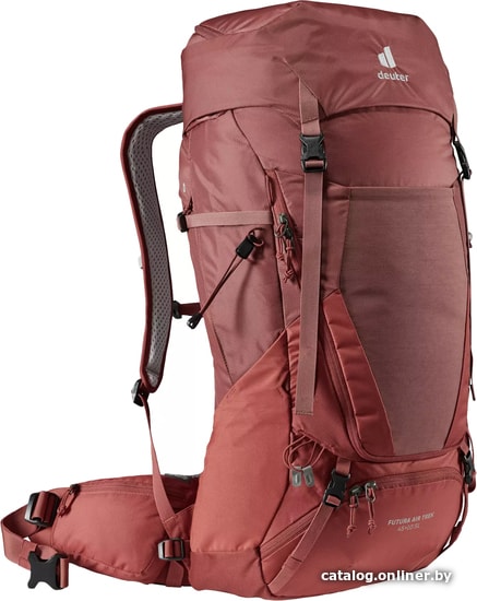 

Туристический рюкзак Deuter Futura Air Trek 45 + 10 SL 3402021-5574 (redwood/lava)