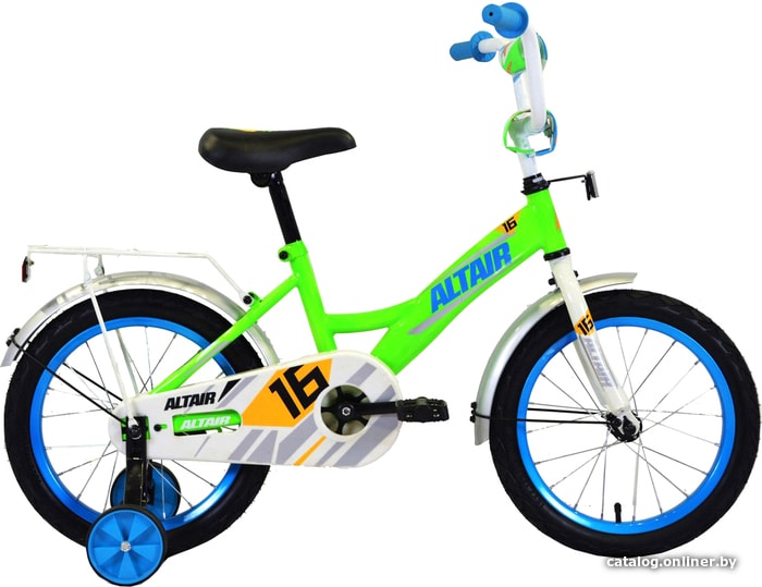 

Детский велосипед Altair Kids 20 (салатовый/белый/синий, 2020)
