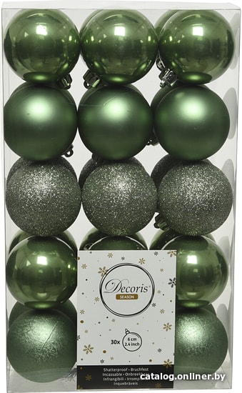

Елочная игрушка Albero Di Natale 6 см 023294 (серый)