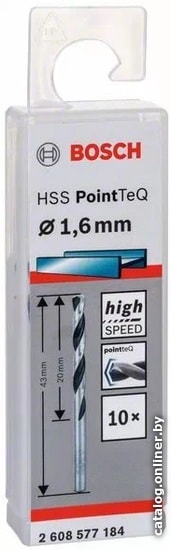 

Набор оснастки Bosch 2608577184 (10 предметов)