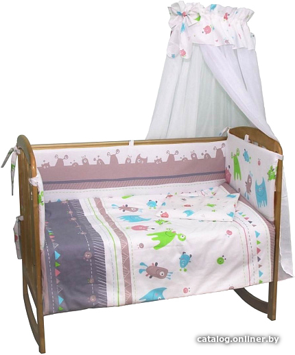 

Постельное белье Polini Kids Монстрики (7 предметов)