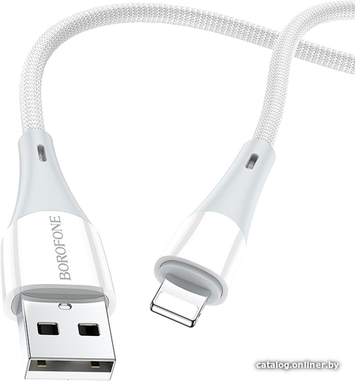 

Кабель Borofone BX60 USB Type-A - Lightning (1 м, белый)