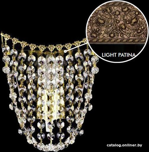 

Бра ArtGlass Hortensie I. Light Patina Ce