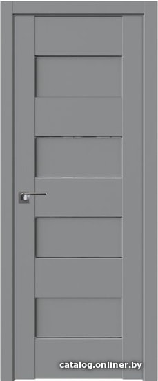

Межкомнатная дверь ProfilDoors 45U 70x200 (манхэттен/триплекс черный)