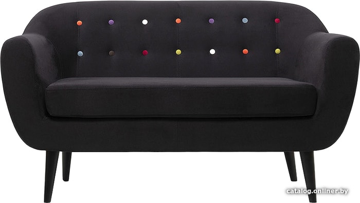 

Диван Divan Роттердам Velvet Black (велюр, черный)