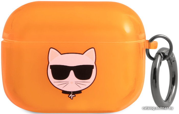 

Чехол CG Mobile Karl Lagerfeld для AirPods Pro KLAPUCHFO (оранжевый)