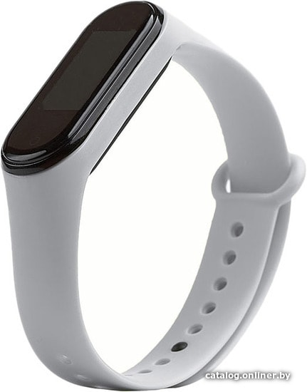 

Ремешок KST силиконовый для Xiaomi Mi Band 3/4 (серый)