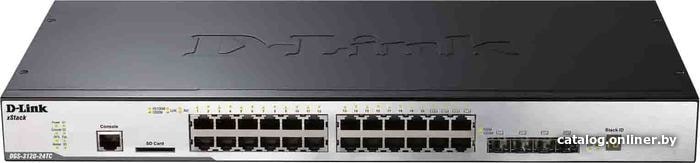 

Управляемый коммутатор 2-го уровня D-Link DGS-3120-24TC/B1ASI