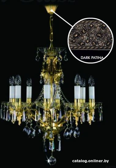 

Подвесная люстра ArtGlass Lilie Dark Patina Sp