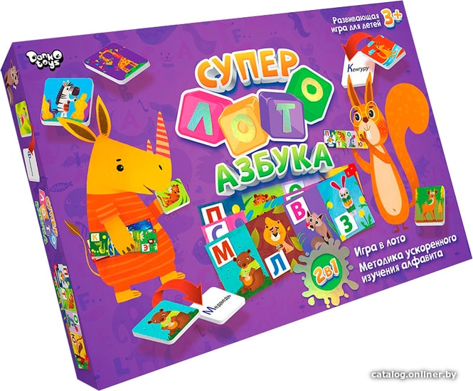 

Алфавит Danko Toys Супер Лото Азбука СЛА-01