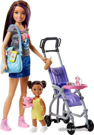 

Кукла Barbie Skipper Babysitters Inc. Doll and Playset FJB00