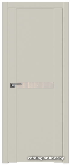

Межкомнатная дверь ProfilDoors 2.01U 60x200 (магнолия сатинат, стекло перламутровый лак)