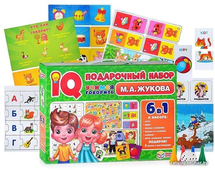 

Развивающая игра Умные игры IQ Учимся говорить 4680107915085