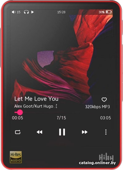 

Hi-Fi плеер HiBy R3 Pro Saber (красный)