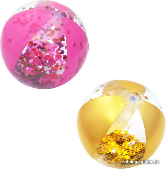 

Мяч надувной для плавания Bestway Glitter Fusion Beach Ball 31050 (цвет в ассортименте)